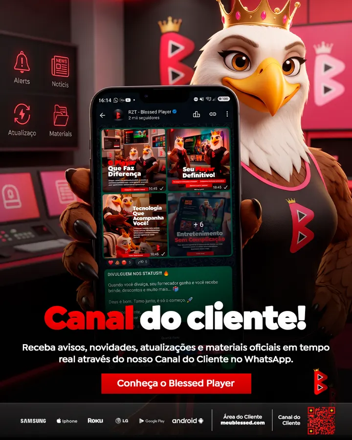 Arte: Canal do cliente