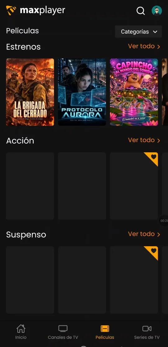 ¿Pausó la película? Sigue donde la dejó